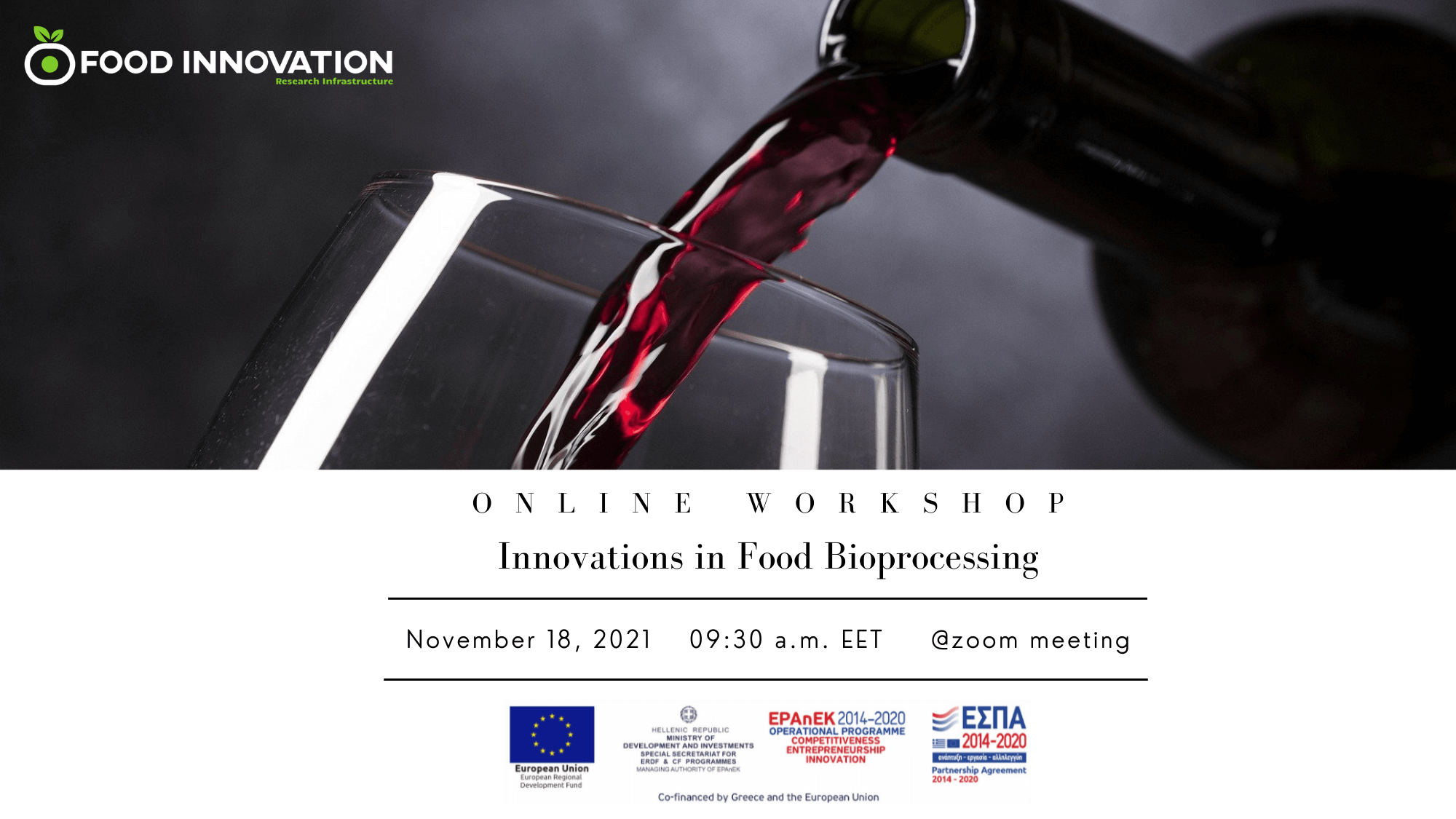 Online Workshop on Innovations in Food Bioprocessing