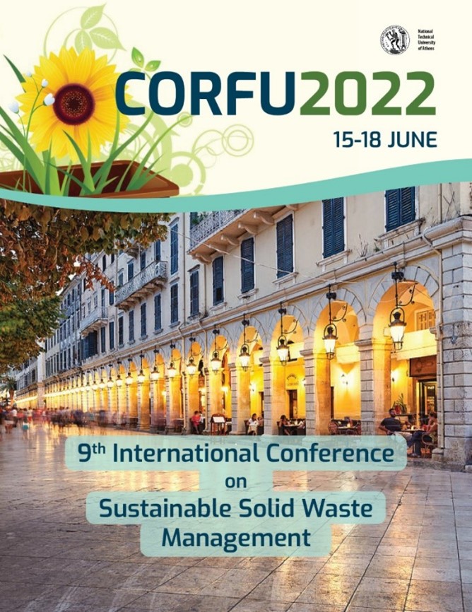 9th International Conference on Sustainable Solid Waste Management, Corfu, Greece, 15-18 June 2022