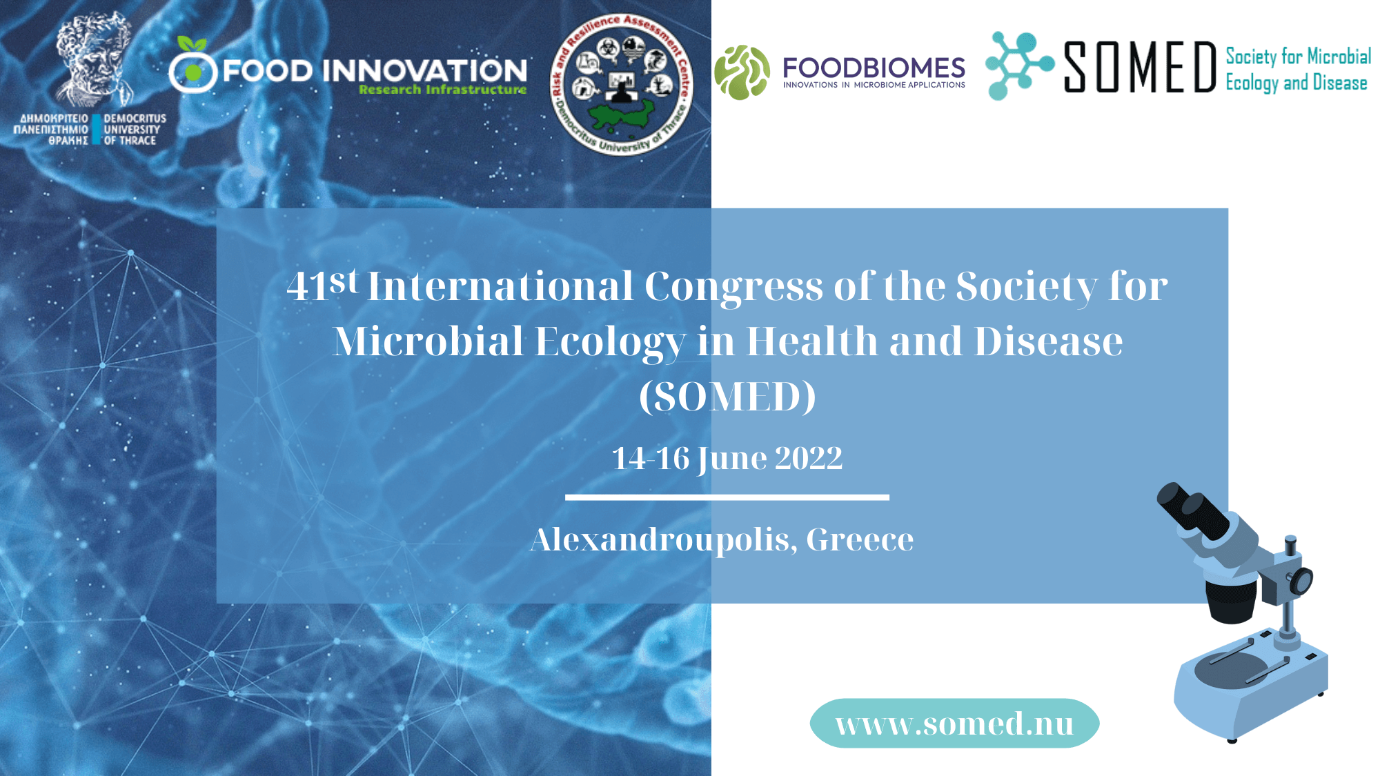 41st International Congress of The Society for Microbial Ecology In Health And Disease (SOMED)